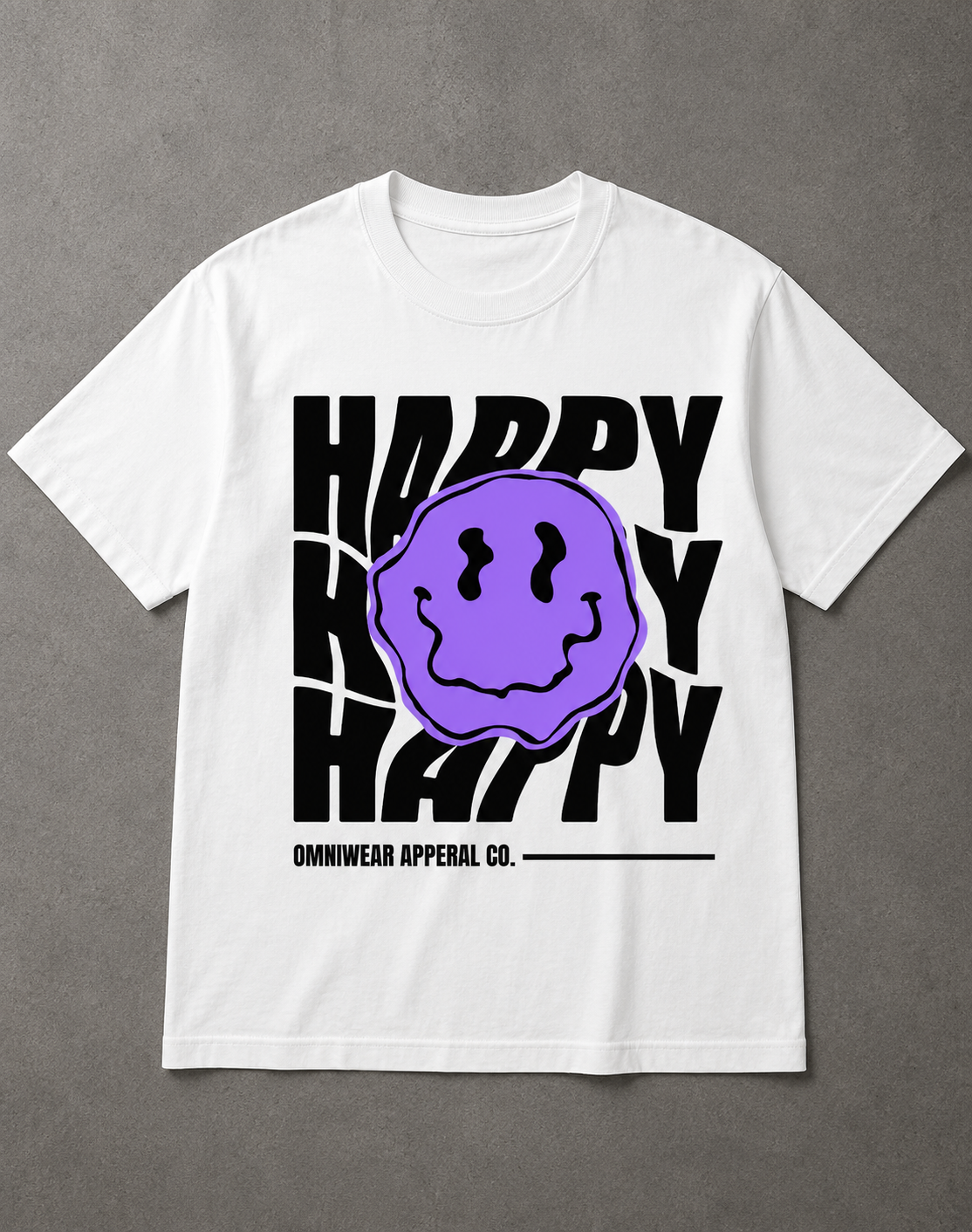 Purple Smiley T-Shirt