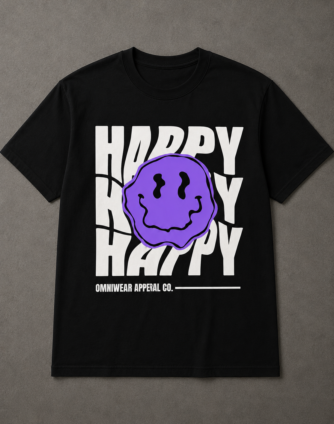 Purple Smiley T-Shirt