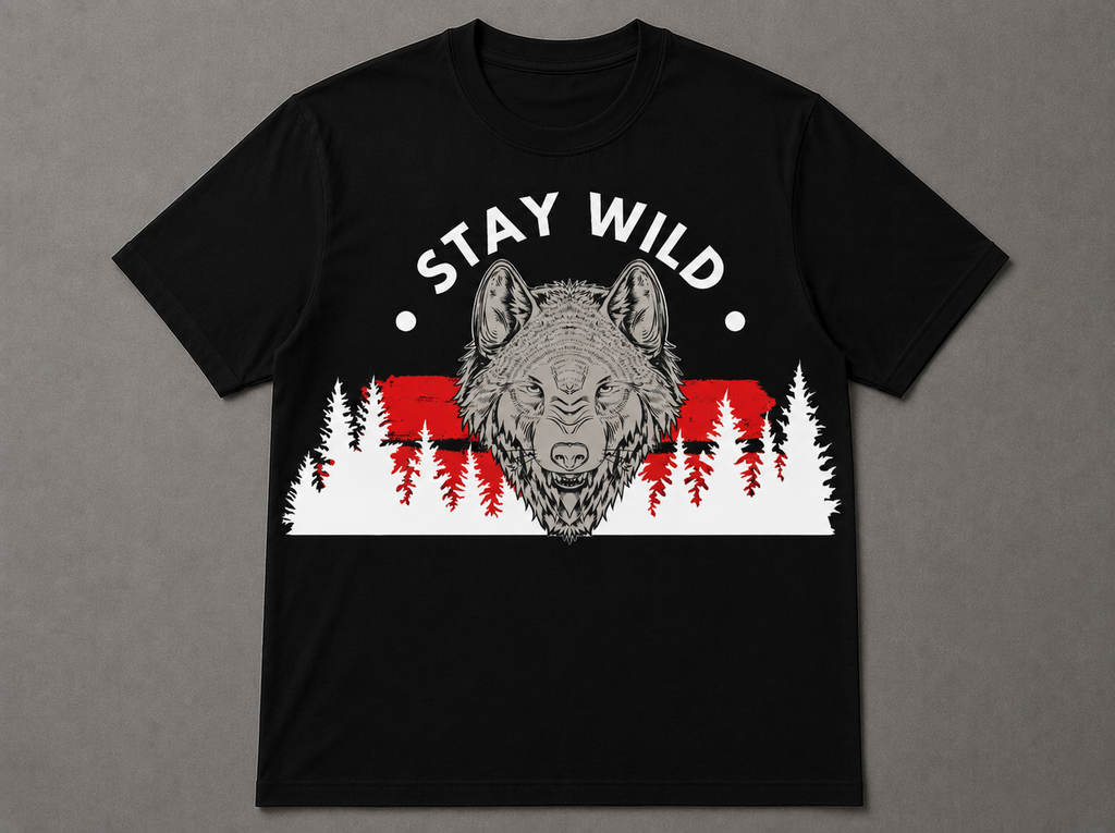 Stay Wild Wolf T-Shirt