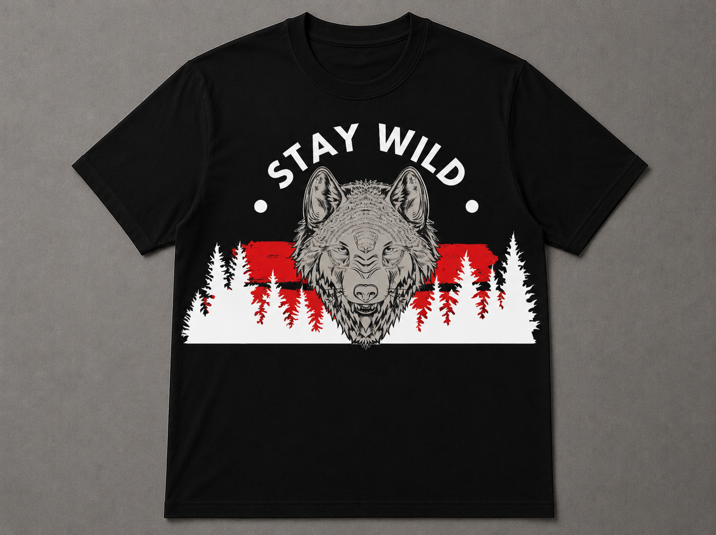 Stay Wild Wolf T-Shirt