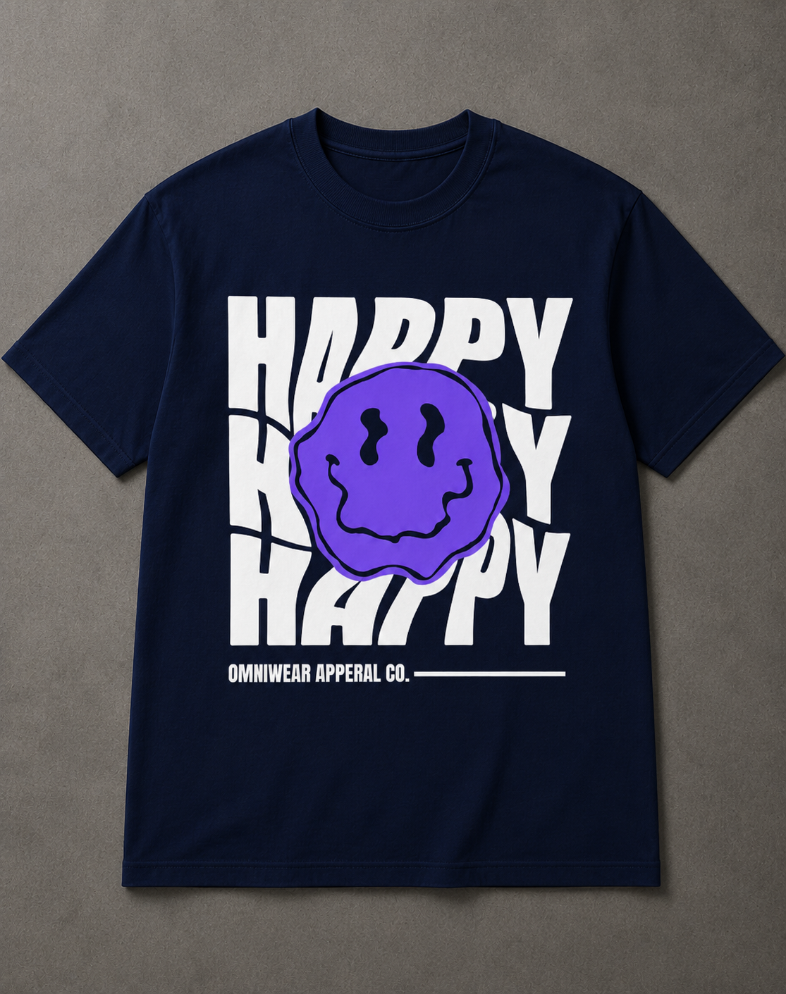 Purple Smiley T-Shirt