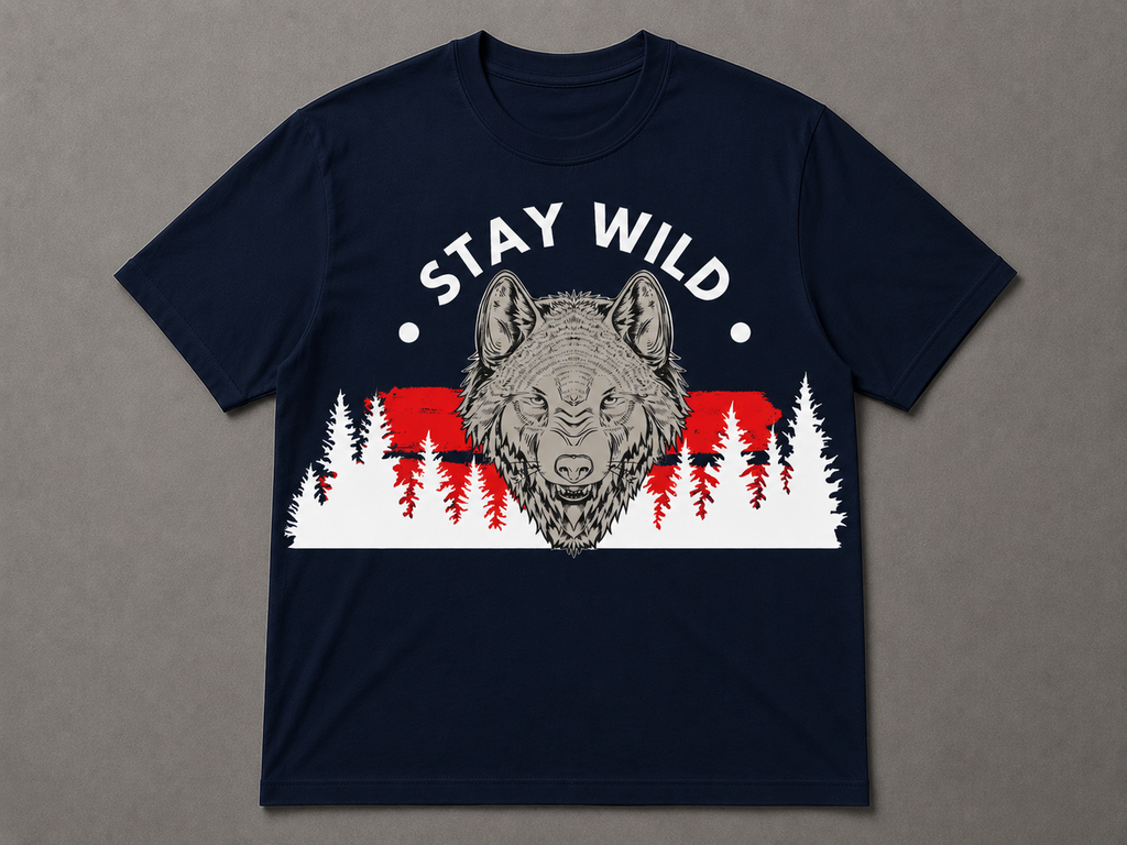 Stay Wild Wolf T-Shirt